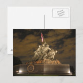 Iwo Jima sur la carte postale de nuit (Devant / Derrière)