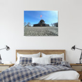 Iwo Jima uitgerekt canvas Afdruk (Insitu (Slaapkamer))