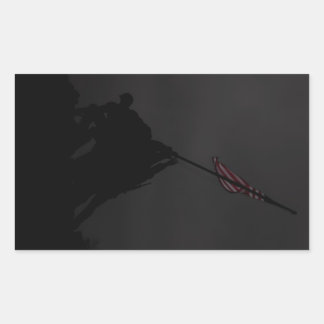 Iwo Jima Vlag Rechthoekige Sticker