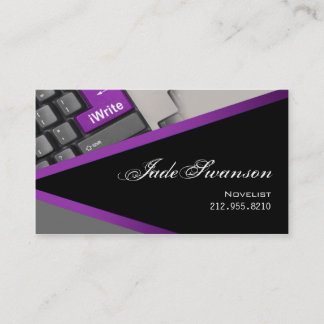 iWrite - Novelist Writer Editor Visitekaartje