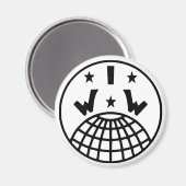 IWW Logo magneet (Voorkant / Achterkant)