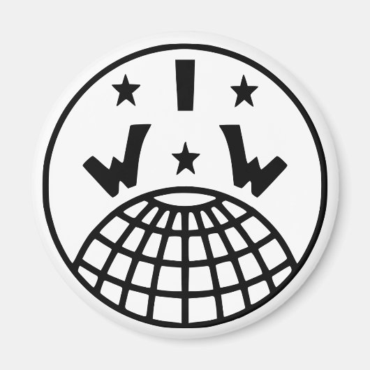 IWW Logo magneet (Voorkant)