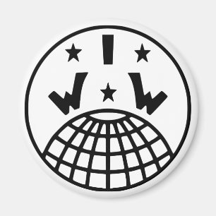 IWW Logo Magnet Magneet