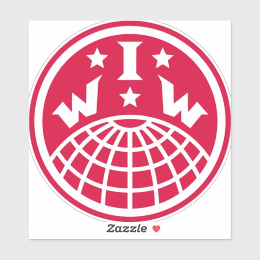 IWW Logo Sticker (Vel)