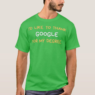 Ix27d wil Google bedanken voor mijn graad T-shirt