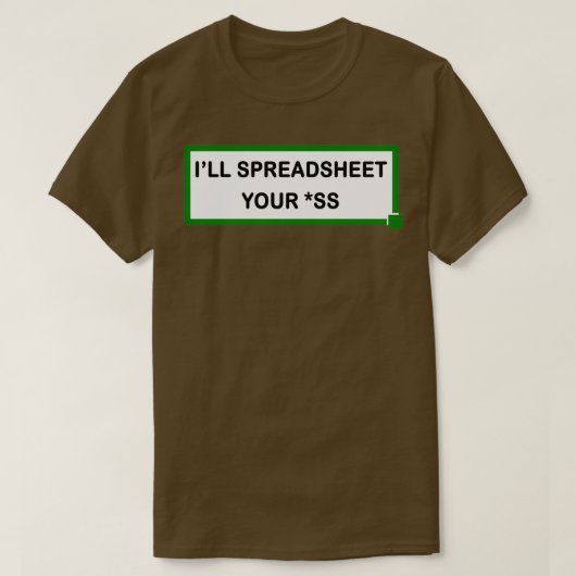 Ix27ll-spreadsheet uw ss t-shirt (Design voorkant)