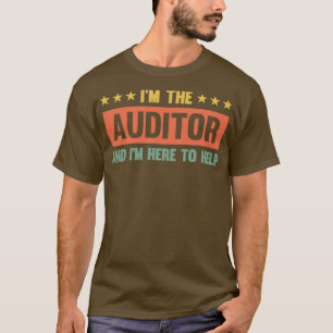 Ix27m de Auditor Funny Audit Accounting T-shirt