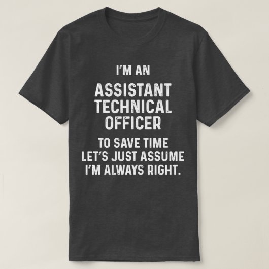 Ix27m een hulptechnisch functionaris om tijd te be t-shirt (Design voorkant)