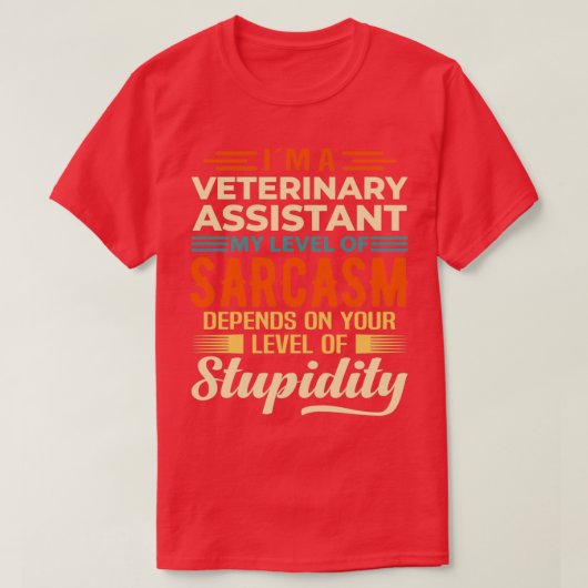 Ix27m een veterinair assistent 2 t-shirt (Design voorkant)