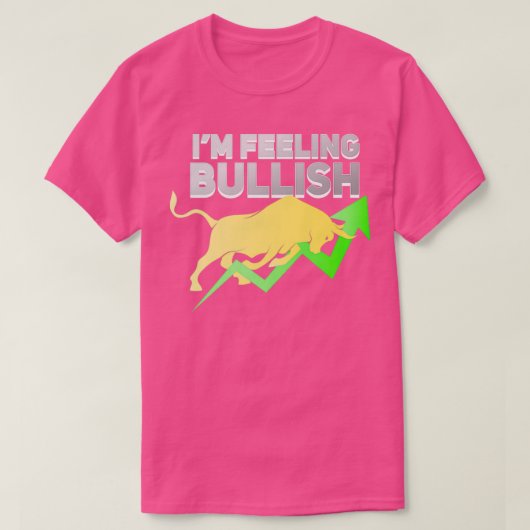 Ix27m-feeling Bullish CFD Forex Stock Crypto Trade T-shirt (Design voorkant)