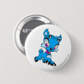Ixi Blue Ronde Button 5,7 Cm (Voorkant /achterkant)