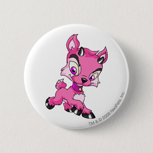 Ixi Roze Ronde Button 5,7 Cm (Voorkant)