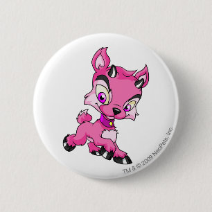 Ixi Roze Ronde Button 5,7 Cm