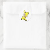 Ixi Yellow Ronde Sticker (Tas)