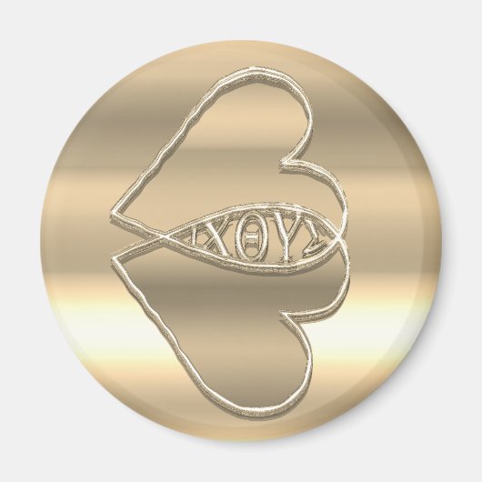 IXOYE in goud Magneet (Voorkant)