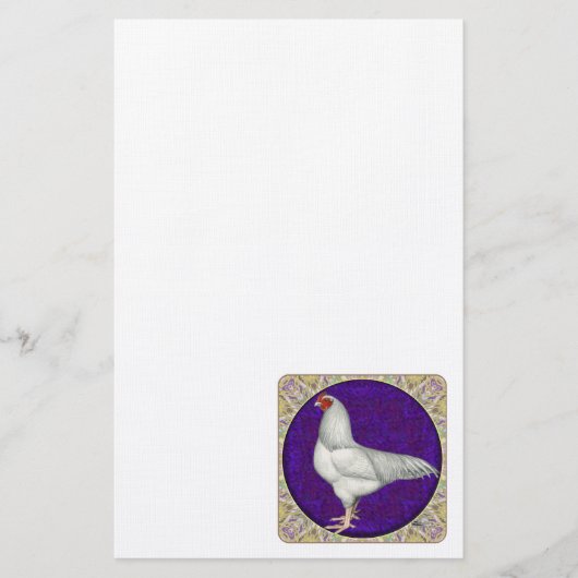 Ixworth Rooster Briefpapier (Voorkant)