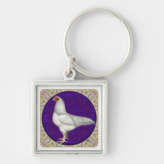 Ixworth Rooster Sleutelhanger (Voorkant)