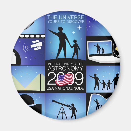 IYA2009 - US Node: Magneet (Voorkant)