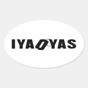 IYAOYAS OVALE STICKER