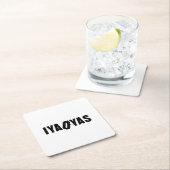 IYAOYAS VIERKANTE KARTONNEN ONDERZETTER (Insitu)