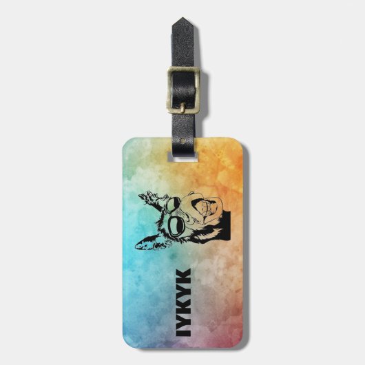 IYKYK Donkey Label Bagagelabel (Voorkant verticaal)