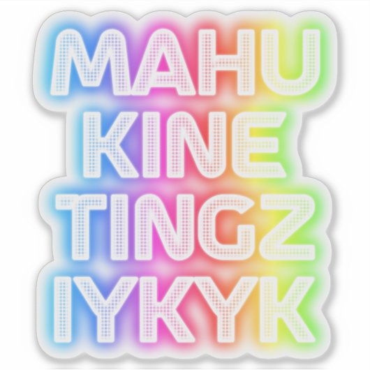 Iykyk Sticker (Voorkant)