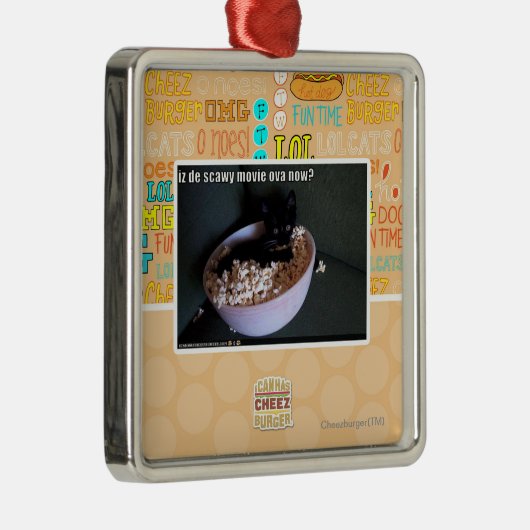 Iz de scawy film eicellen nu? metalen ornament (Rechts)