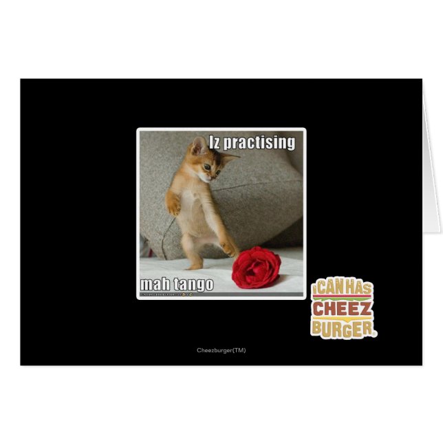 Iz die mah tango oefent (Voorkant Horizontaal)