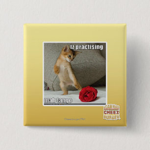 Iz die mah tango oefent vierkante button 5,1 cm