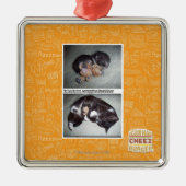 iz hadz de heer . snuggies forebber metalen ornament (Voorkant)