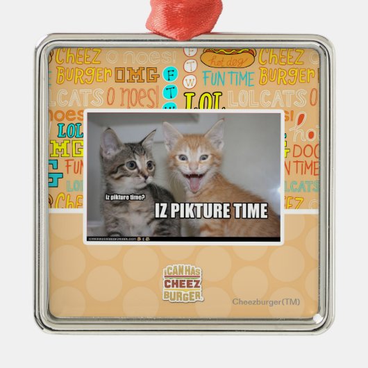 iz piktijd metalen ornament (Voorkant)