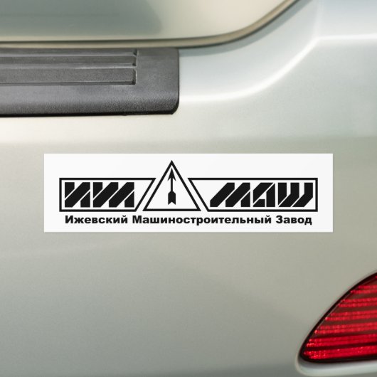 IZHMASH-bumpersticker Bumpersticker (Op auto)