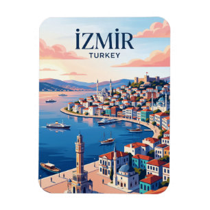 İzmir Silhouet Turkije Magneet