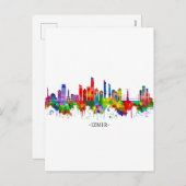 Izmir Turkey Skyline Feestdagenkaart (Voorkant / Achterkant)