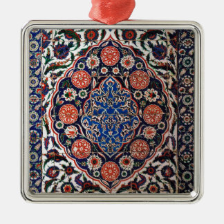 Iznik Floral Etnische Tribale Turks Mosaic Pottery Metalen Ornament