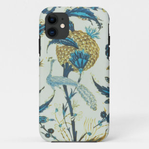 Iznik gerecht geschilderd met een pauw tussen fl iPhone 11 hoesje