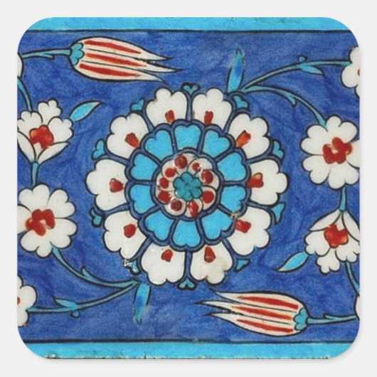 Iznik tegel Sticker (Voorkant)