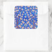 iznik-tegel vierkante sticker (Tas)