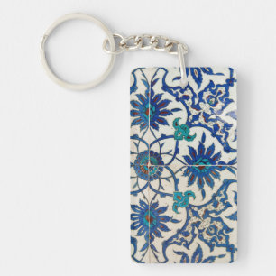 Iznik Tegels blauw Sleutelhanger