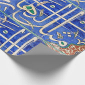Iznik tegels met islamitische kalligrafie cadeaupapier (Hoek)