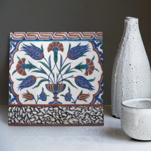 Iznik Topkapi Paleis Rood Groen Blauw Tegeltje
