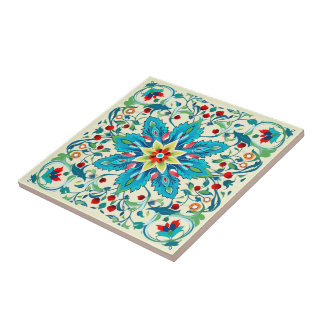 Iznik Turquoise Lente Symfonie Tegeltje