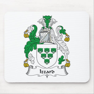 Izzard Family Crest Muismat