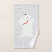 Izzie The Westie Bad Handdoek (Handdoek)