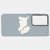 Izzie The Westie Samsung Galaxy Hoesje (Linkerkant)