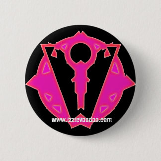 izzie Voodoo logo-toets/badge Ronde Button 5,7 Cm