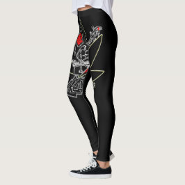 Izzumman Vrouwen Kleding Leggings Zwart