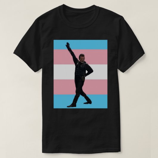 Izzy Hands trans flag Classic T-Shirt.png T-shirt (Design voorkant)