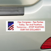 j0400756, Tea parties Today Bumpersticker (Op auto)