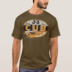 J3 welp sinds 1938 Classic Vliegtuig ontwerp T-shirt